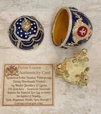 Uovo di design Faberge con