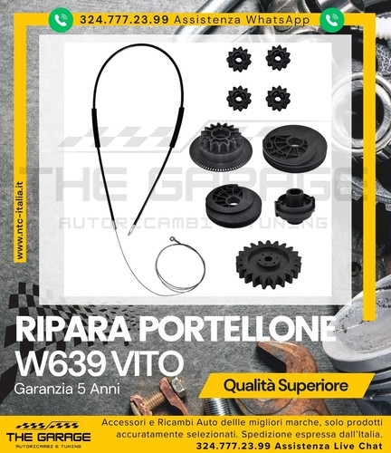 Kit riparazione portellone - kit,