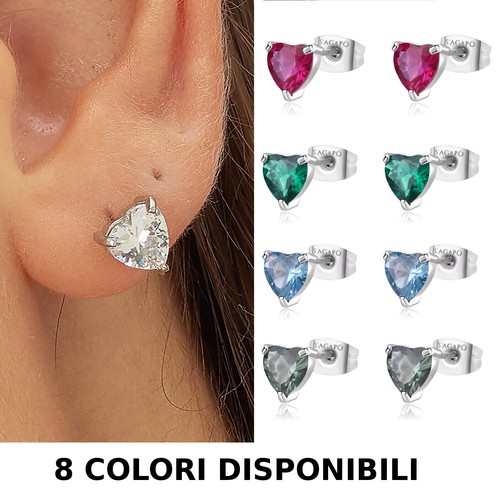 Sagapo orecchini donna cuore - orecchini,