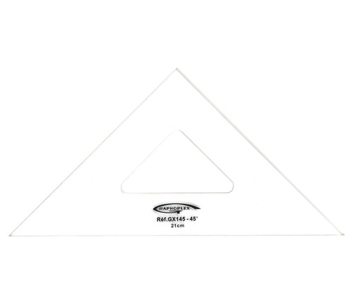 Graphoplex squadra bordi - squadra, 45