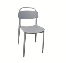Sedia polipropilene cucina bar ristorante interno esterno impilabile grigio 211c
