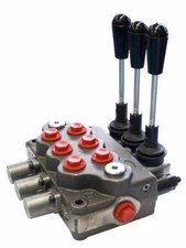 DISTRIBUTORE OLEODINAMICO IDRAULICO 3/8 1 2 3  LEVA DOPPIO EFFETTO 45 LITRI LEVE