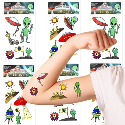 Set tatuaggi alieni - alieni, -33