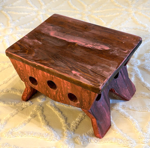 Sgabello gradini vintage - a,