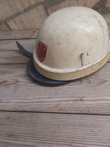 Casco moto vigile vintage - casco,
