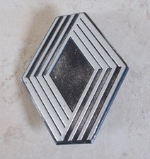 Ancien insigne emblème RENAULT Bichet mascotte plaque badge voiture France metal