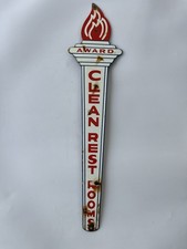 Clean Rest Rooms Award Sign