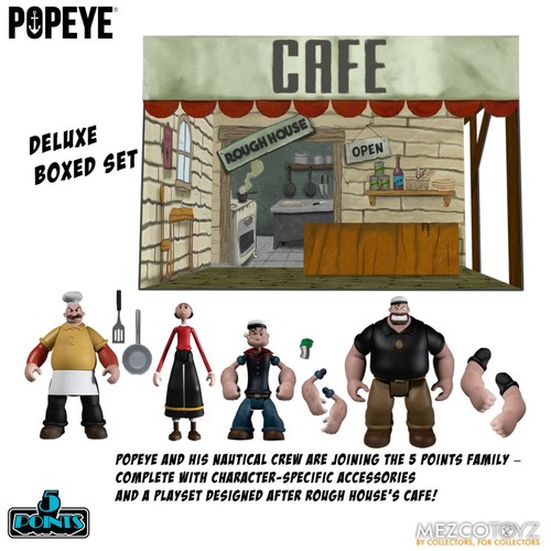 Mezco points popeye box set - mezco,