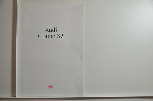 Bellissimo depliant audi coupe - bellissimo,