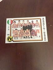 Figurina Panini Supersport 88 N.148 Squadra Scavolini Pesaro Fronte Borgonovo