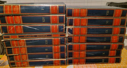 Enciclopedia minerva atlante - +,