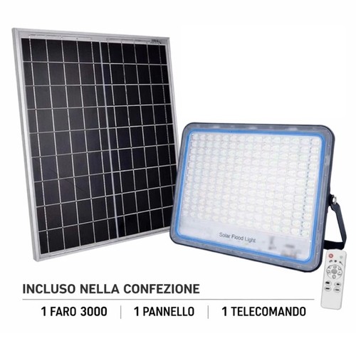 Faro solare 3000w - 3000w, esterno