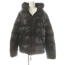 DUVETICA Dionisio piumino cappuccio zip nylon 46 nero ES usato abd37417f57ae68