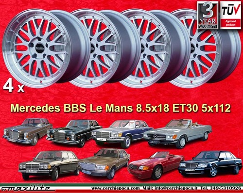 Cerchi bbs mans mercedes - bbs, le