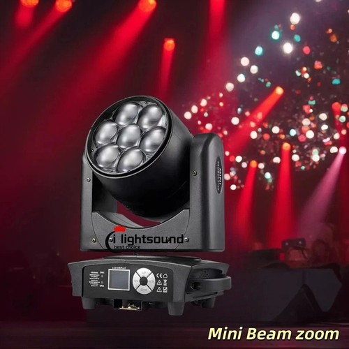 Mini 7x40w led zoom - mini, lavaggio