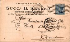 Firenze - Succi. b. Seeber Libreria Internazionale F. piccolo spedita