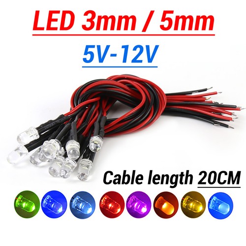 Led 12v costante o - 5v-12v,