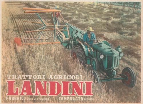 Pubblicita 1952 landini - pubblicita',