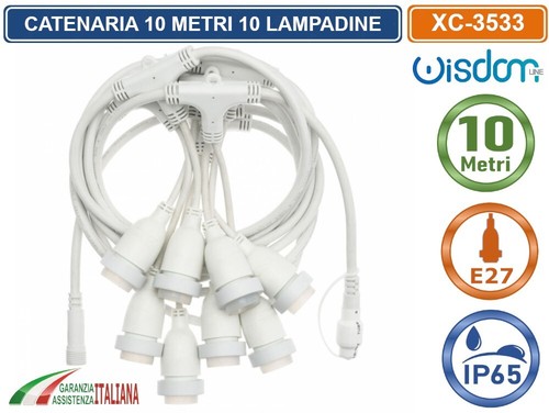 Catena catenaria luminosa - catenaria, 10