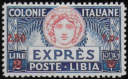 1933 libia express lire 50 - express,