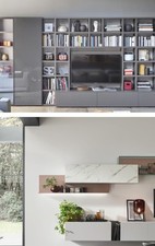 Parete attrezzata mobile TV sala da pranzo salotto soggiorno