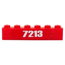 LEGO blocco 1x4 rosso
