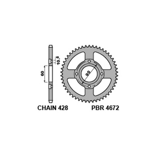 Pbr 4672 corona trasmissione - 4672,