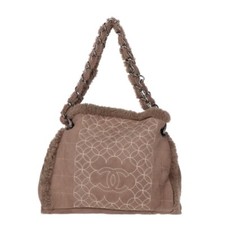 Chanel Borsa a spalla Vintage  Col.  Tortora