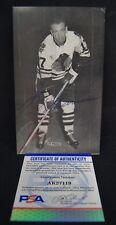 Foto cartolina autografata KEN WHARRAM 3,25x5,5" BLACKHAWKS PSA/DNA AUTO