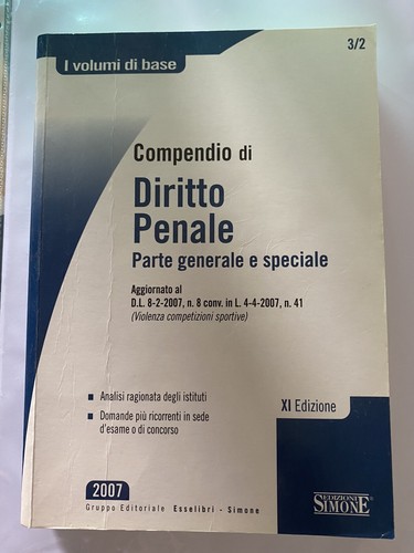 Compendio diritto penale - compendio,