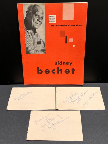 Signed sidney bechet andre - signed,