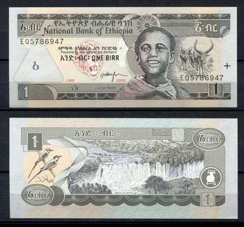 Etiopia 2006 birr - •, 1