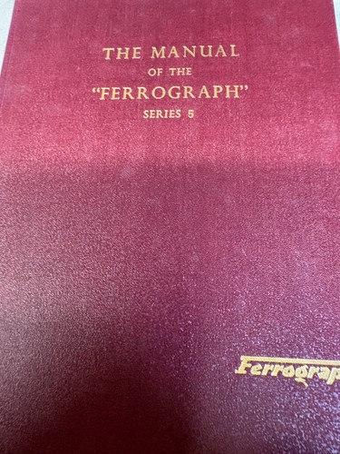 Manuale del ferrografo - il,