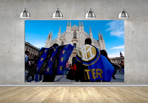 Poster inter milano festa - milano,