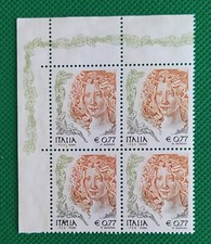 ITALIA 2001 Quartina  nuova La