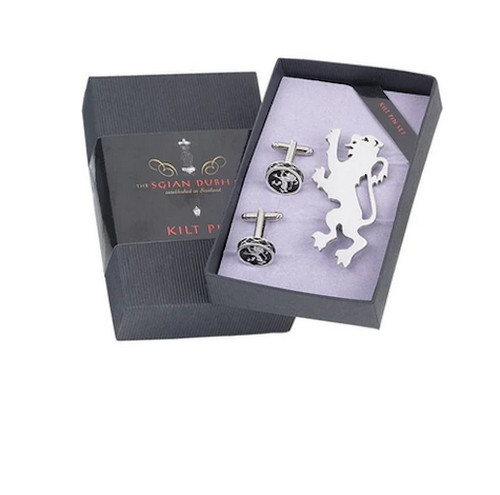 Spilla gemello kilt - gemello, rampante