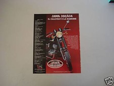 advertising Pubblicità 1983 MOTO JAWA 350/634