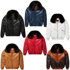 Giubbotto uomo pelle V-Bomber