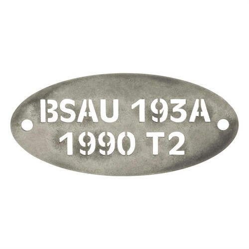 Placca sip bsau 193a 1990 - placca, "bsau