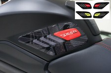 2 protezioni 3D lati serbatoio moto compatibili Triumph Speed Triple 2016-2020