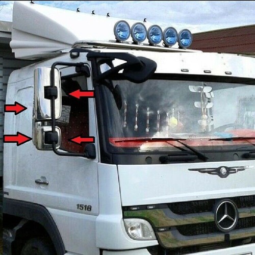 Copri specchietti cromati - copri,