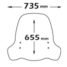 Medium Windshield Kit ISOTTA