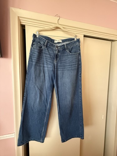 Jeans larghi hollister vita - jeans,