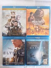 LOTTO N°5 F  4 BLU-RAY (4 FILM) IL.C.E.L.R.DI GHIACCIO+HERCULES+ELYSIUM+ GRAVITY