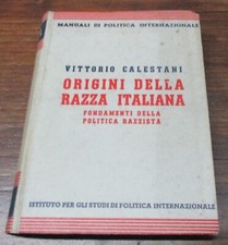 ORIGINI DELLA RAZZA ITALIANA