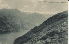 ANTICA  CARTOLINA VAL D' INTELVI FUNICOLARE LANZO SANTA MARGHERITA 