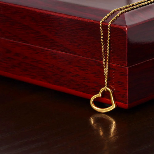 Collana con cuore delicato - , in