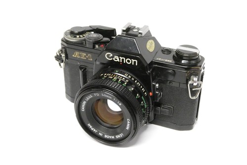 Canon con obiettivo - ae-1, fd