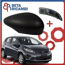 Calotta Specchietto Ford Fiesta VI 6 Lato Destro DX Passeggero Nera + Freccia