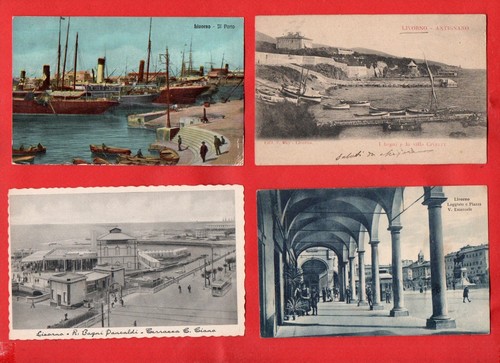 Livorno lotto 20 cartoline - livorno,